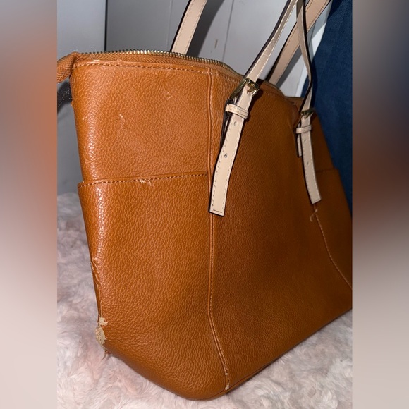 Michael Kors Tan Leather Tote - Picture 6 of 16